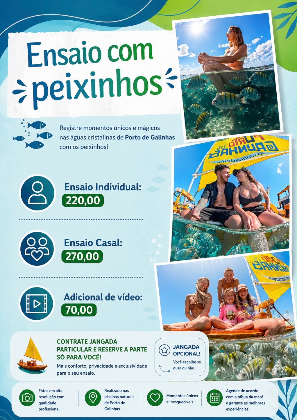 Ensaio com Peixinhos